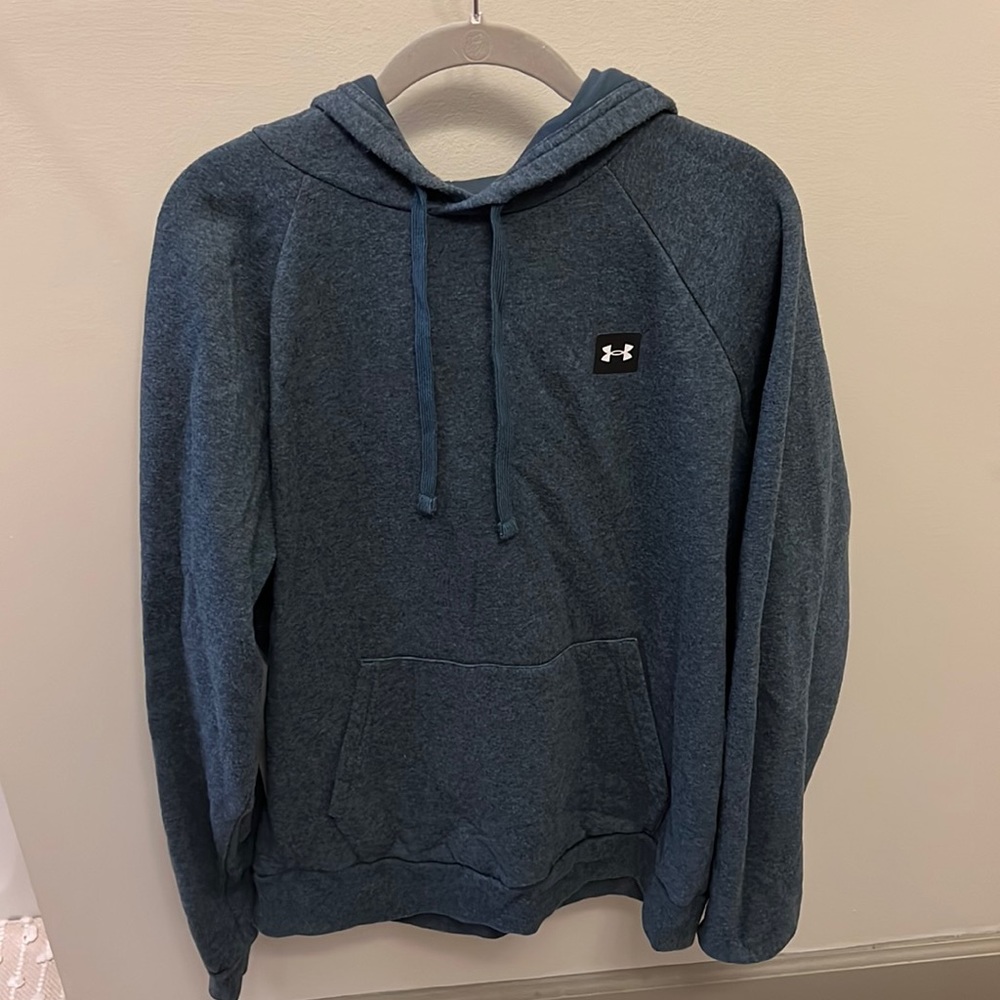 Under Armor Men’s Blue Hooded Sweatshirt Large
